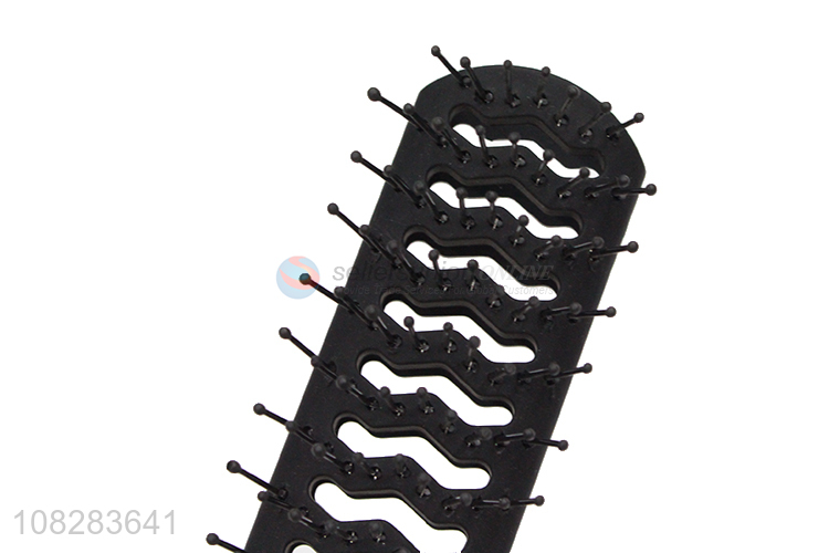 China factory plastic handle curly hair massage hair comb
