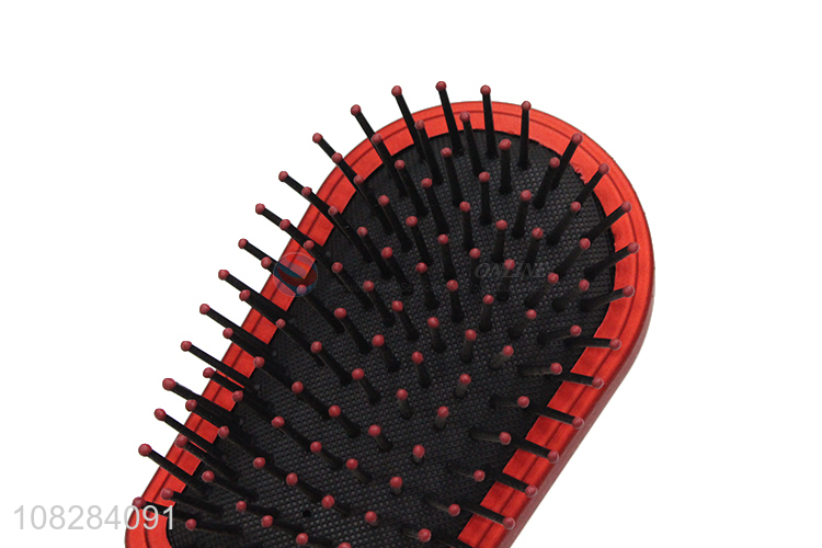 Top quality red women long hair anti-static hair comb brush