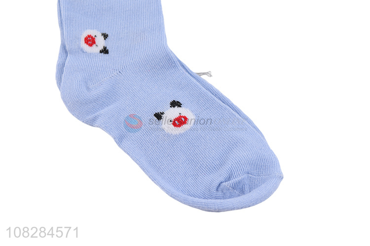 New design cute cartoon animal warm socks kids crew socks