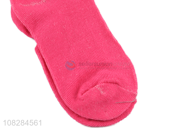 Best selling winter thermal soft kids children crew socks