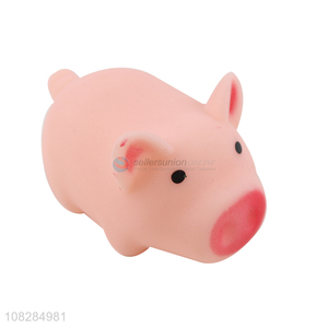 Yiwu supplier cute pig vent toy kids bath toy squeeze toy