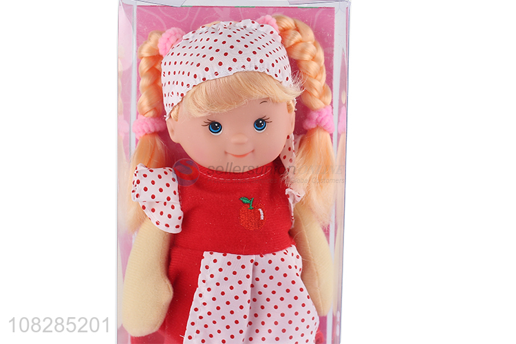Best selling cute soft fruit series baby doll toys wholesale