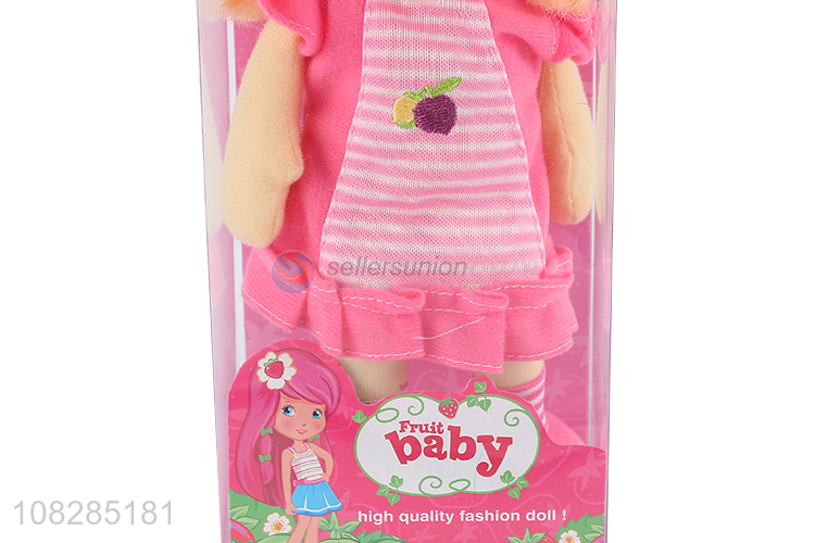 China wholesale pretty fruit series baby doll toys