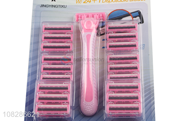 Wholesale from china disposable portable body razor for women