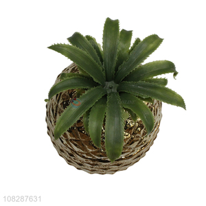 Best selling ceramic pineapple storage jar candy jar home decor