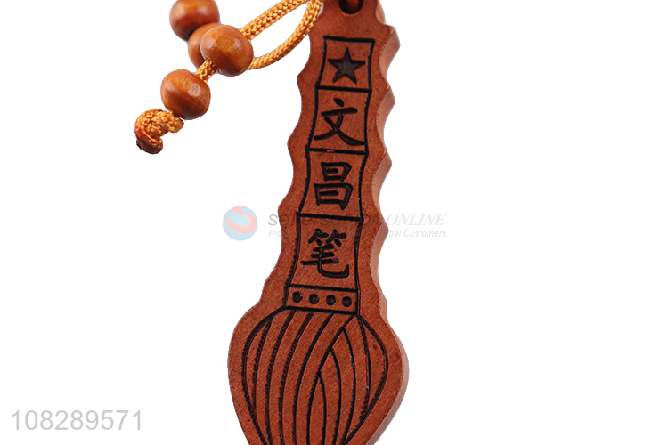 Top quality engraving wooden keychain key ring for daily use