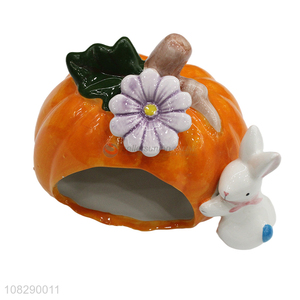 Yiwu wholesale creative cartoon pumpkin ornament ceramic craft