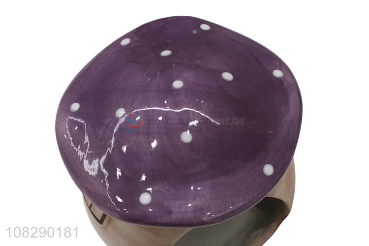 Yiwu wholesale creative mushroom ceramic ornament for party