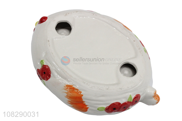 New products creative ceramic egg tray kitchen egg plate