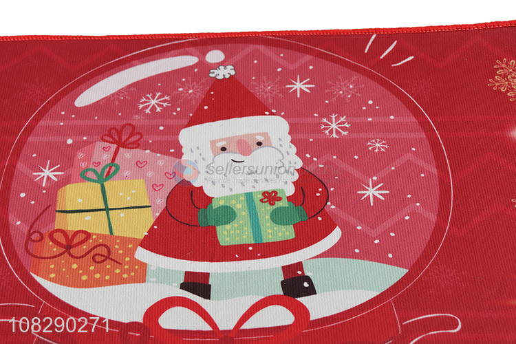 Yiwu market creative Christmas foot mat party ground decoration