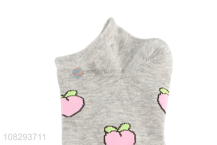 Wholesale Fashion Women Cotton Ankle Socks Low Cut Short Socks