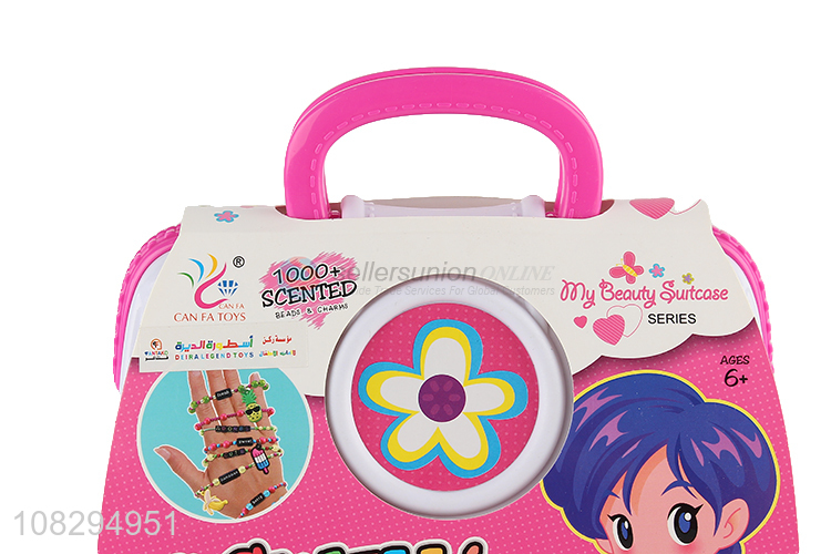 New arrival secented beads DIY craft jewelry making kit for girls