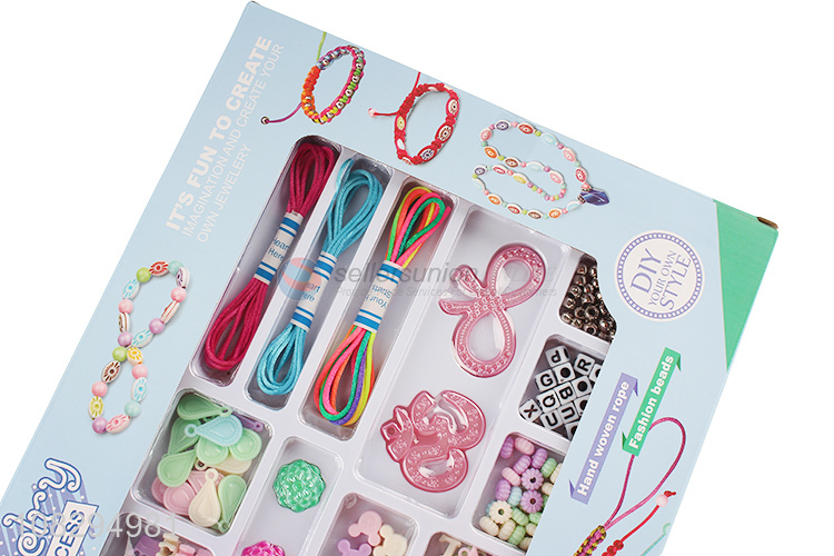 Online wolesale DIY beads charms set jewelry making kit for girls