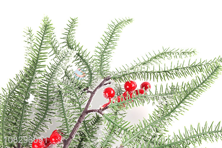 Yiwu Market Christmas Ornament Cuttings Bouquet Wholesale