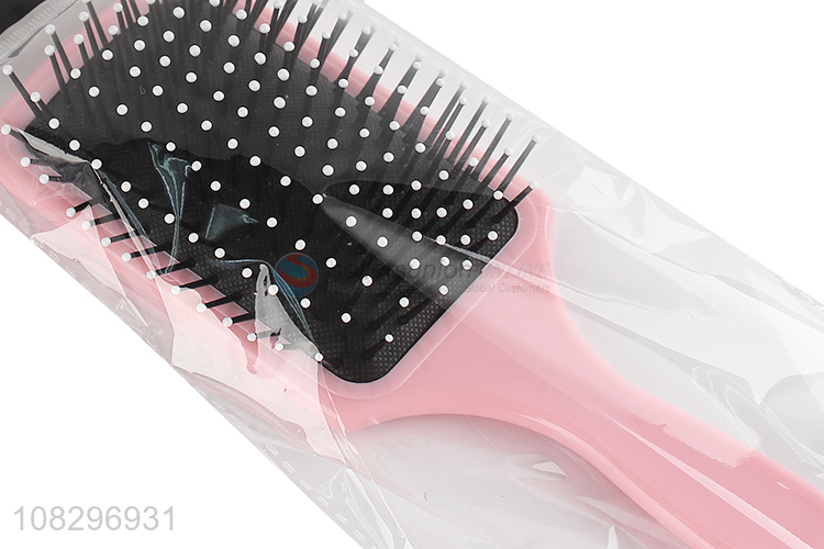 Online wholesale pink massage anti-static hair comb brush