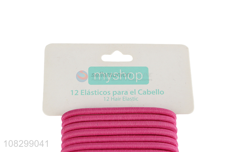 Yiwu wholesale high elastic hair tie girls kids hair accessories