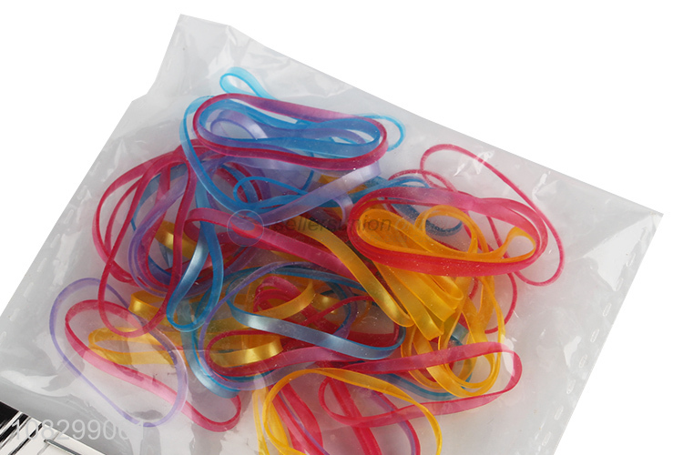 Top quality multicolor small hair rope girls kids hair ring