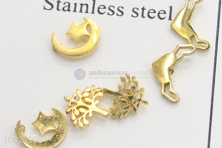 Good Price Stainless Steel Ear Stud Fashion Earrings