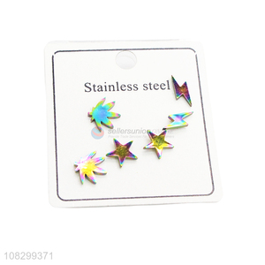 Custom Fashion Stainless Steel <em>Ear</em> Stud For Women