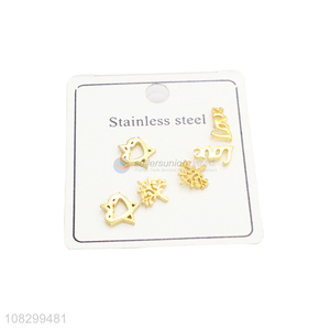 Popular Stainless Steel Earrings <em>Ear</em> Stud Wholesale
