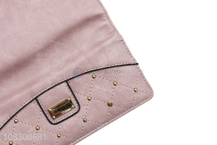 New product faux leather long wallets trifold long purses