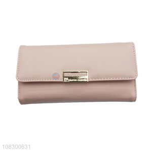 Good quality pu leather long wallets trifold  <em>clutch</em> <em>wallet</em>