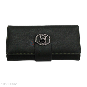 Good quality trifold women <em>wallet</em> purse faux leather <em>clutch</em>