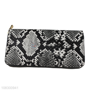 Wholesale snake skin <em>clutch</em> <em>wallet</em> pu leather long <em>wallet</em>