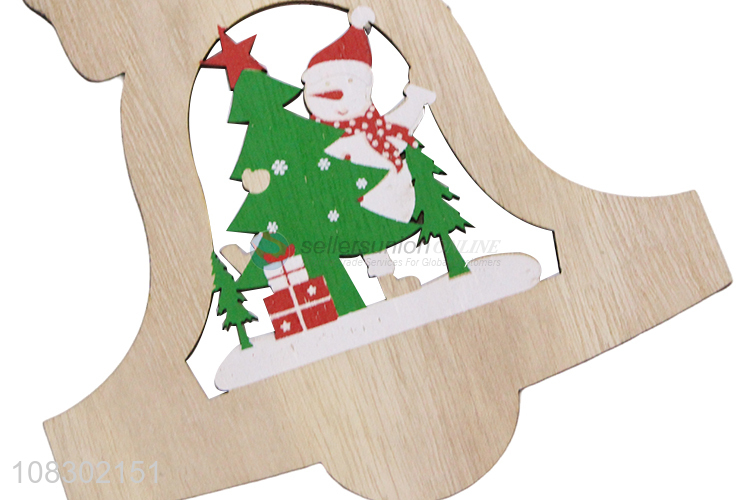 Factory wholesale home wooden wall pendant Christmas decorations