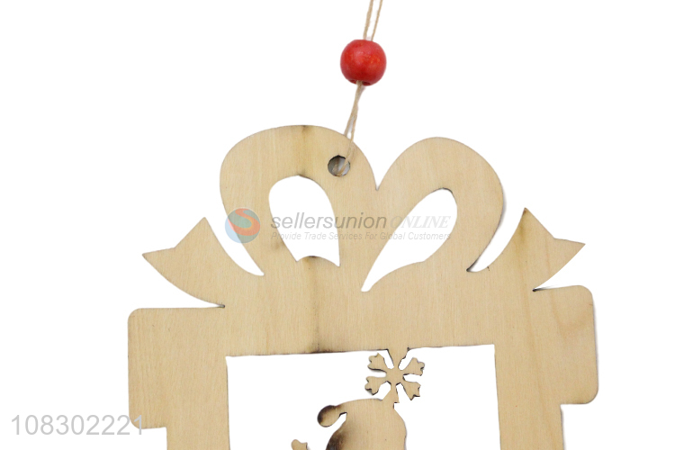 Hot sale engraving christmas hanging ornaments party decoration