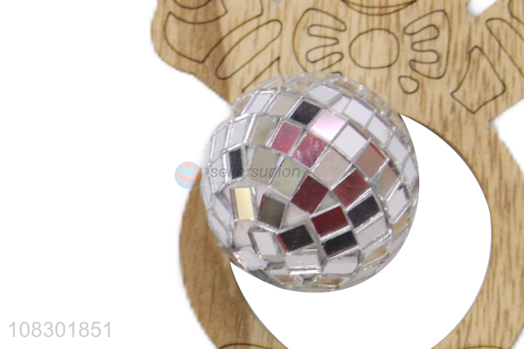 Hot products wooden pendant christmas party decoration for sale