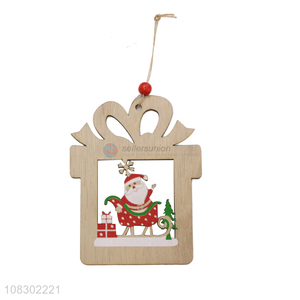 Hot sale engraving christmas hanging ornaments party decoration