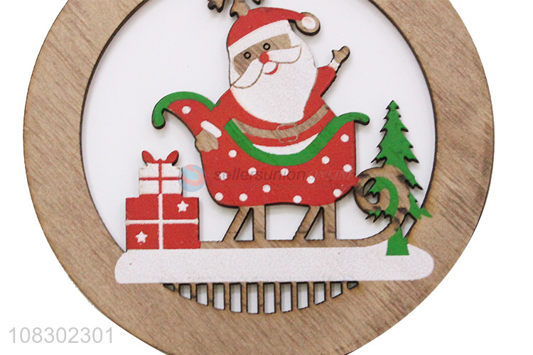 Online wholesale wooden ornaments Christmas party decoration