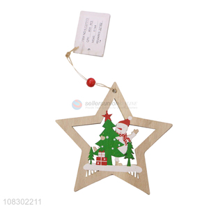 High quality Christmas pendant wooden wall hanging decoration