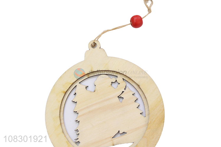 Online wholesale wooden pendant Christmas party decoration