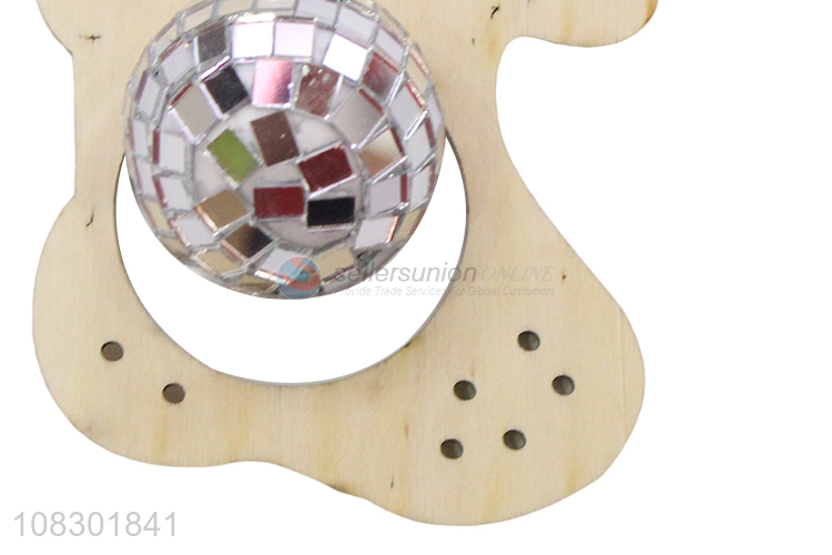 Hot sale cute engraving christmas hanging ornaments party decoration