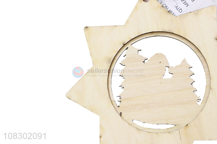 China exports wooden ornament Christmas party decoration