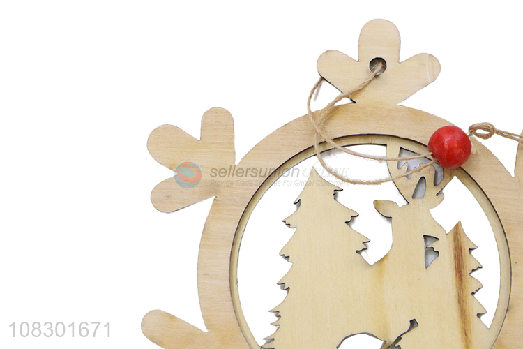 New arrival party wooden pendants hanging ornament for Christmas