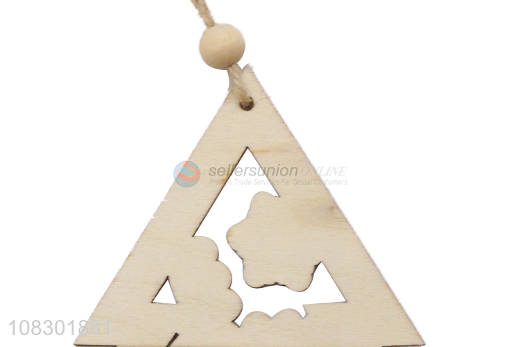 Good quality creative painted wood carving decorative pendant