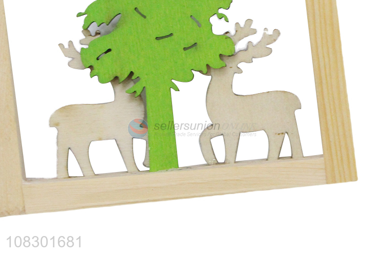 Good price creative wooden decoration hanging ornaments