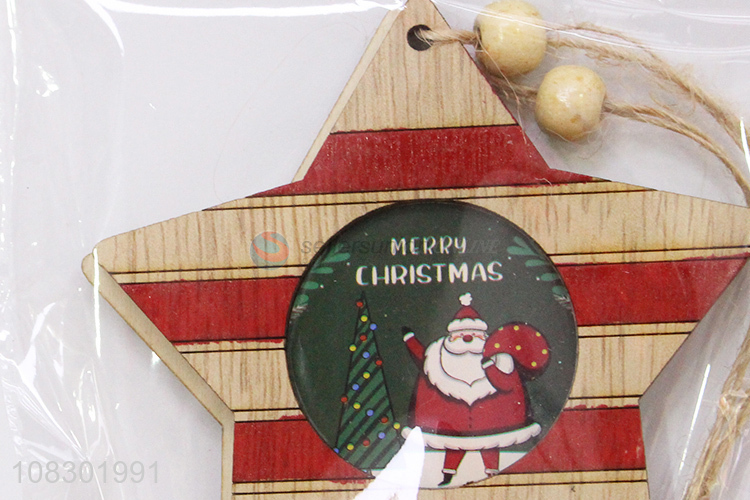Best selling pentagram christmas pendant party hanging ornaments