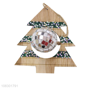 Hot selling festival hanging wooden ornaments for Christmas decor