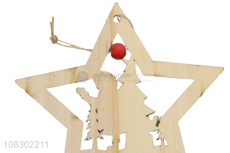 High quality Christmas pendant wooden wall hanging decoration