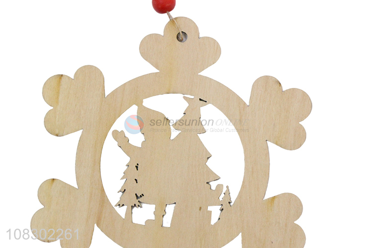 Good quality creative painted wood carving decorative pendant