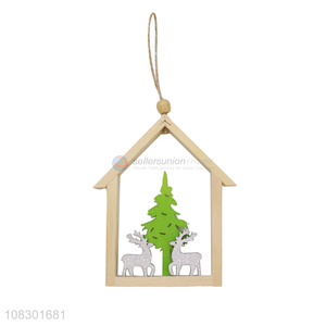 Good price creative wooden decoration hanging ornaments
