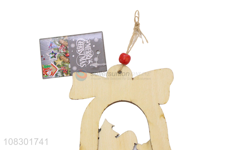 Online wholesale Christmas decor wooden hanging ornament