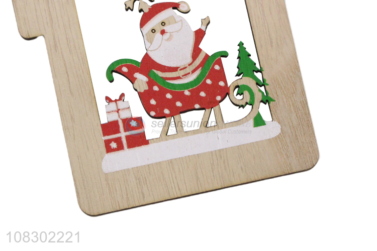 Hot sale engraving christmas hanging ornaments party decoration