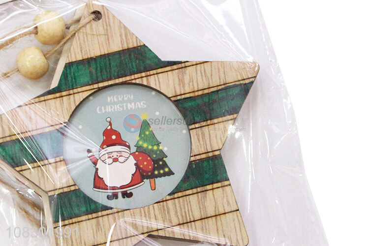 Best selling pentagram christmas pendant party hanging ornaments