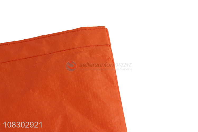 Good selling orange eco-friendly pe shopping bags wholesale