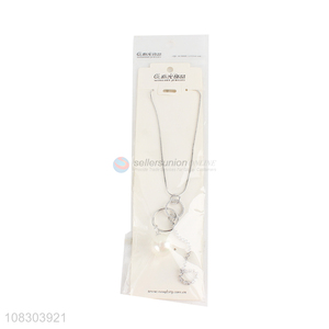 Creative design silver fashion necklace girls accessories